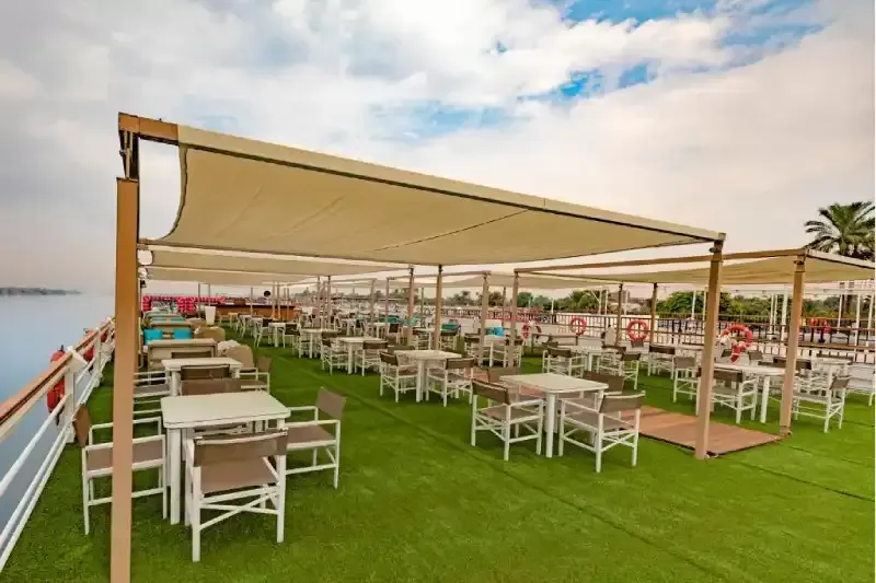 Crociera sul Nilo 5 Stelle | Sundeck della motonave Semiramis II